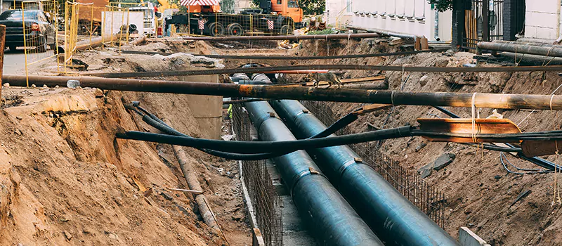 Underground Drainage Pipe Replacement in Yorkdale, Toronto