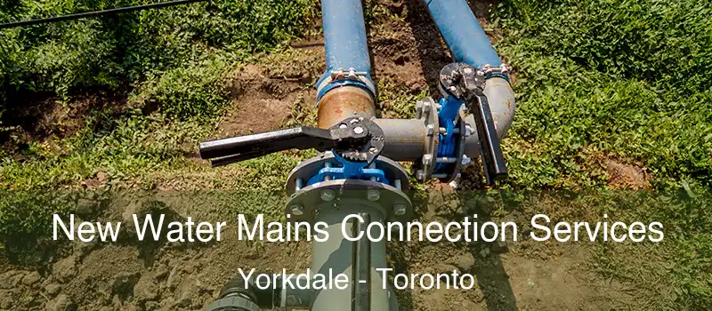  New Water Mains Connection Services Yorkdale - Toronto